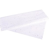 Rayher Seidenpapier Modern glitter glitter weiß, 50,0 x 75,0 cm von Rayher