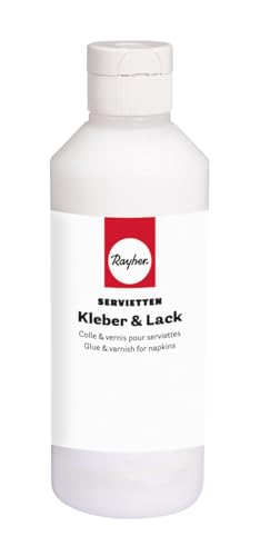 Rayher Serviettenkleber, Flasche 250ml, 35095000 von Rayher