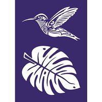 Rayher Siebdruckschablone Kolibri blau Rayher Siebdruckschablone Kolibri blau von Rayher