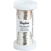 Rayher Silberdraht mit Kupferkern Basteldraht silber 0,3 Ø mm 100,0 m 1 Rolle Rayher Silberdraht mit Kupferkern Basteldraht silber 0,3 Ø mm 100,0 m 1 Rolle von Rayher