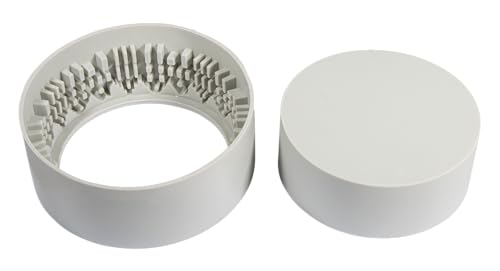 Rayher Silikon Gießform Schale Häuserrand, 13,2 cm ø, Höhe 5 cm, zum Ausgießen mit Kreativ Beton, Art Resin Gießharz, Raysin-Gießpulver, Gießform Untersetzer, 36192000 von Rayher
