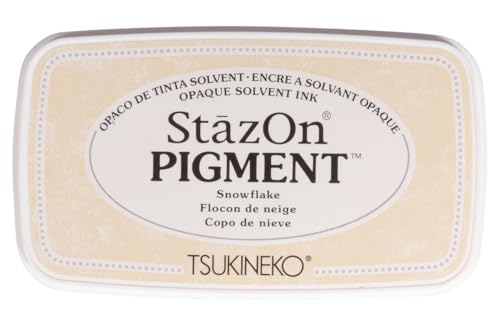 Rayher StazOn Pigment-Stempelkissen, weiß, 9,6 x 5,5 x 2,2 cm, Stempelfarbe, Tsukineko, 29206102 Rayher StazOn Pigment-Stempelkissen, weiß, 9,6 x 5,5 x 2,2 cm, Stempelfarbe, Tsukineko, 29206102 von Rayher