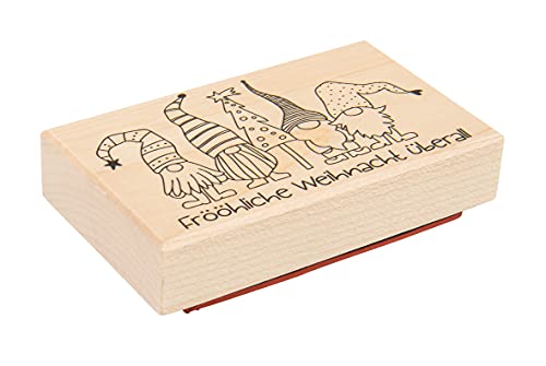 Rayher Stempel Holz "Es wichtelt", 6 x 10 cm, Motivstempel Holz, Holzstempel, Weihnachtsstempel, Butterer Stempel, 29224000 Rayher Stempel Holz "Es wichtelt", 6 x 10 cm, Motivstempel Holz, Holzstempel, Weihnachtsstempel, Butterer Stempel, 29224000 von Rayher