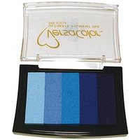 Rayher Stempelkissen Versacolor 5 Blautöne 7,5 x 4,7 cm, 1 St. Rayher Stempelkissen Versacolor 5 Blautöne 7,5 x 4,7 cm, 1 St. von Rayher