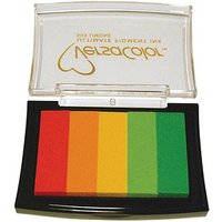 Rayher Stempelkissen Versacolor rot/orange/gelb/hellgrün/grün 7,5 x 4,7 cm Rayher Stempelkissen Versacolor rot/orange/gelb/hellgrün/grün 7,5 x 4,7 cm von Rayher