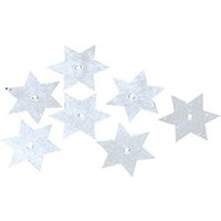 Rayher Streu-Pailletten silber Stern glatt Ø 14,0 mm 100 St. von Rayher