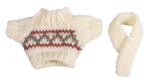 Rayher Strickpullover "Lasse" + Schal, 5,5 x 8,5 cm, Mini-Pullover, Kleidung Wichtel, Kleidung Puppen, Wichtel Zubehör, Puppen Zubehör, 46815000 Rayher Strickpullover "Lasse" + Schal, 5,5 x 8,5 cm, Mini-Pullover, Kleidung Wichtel, Kleidung Puppen, Wichtel Zubehör, Puppen Zubehör, 46815000 von Rayher