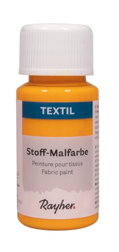 Rayher Textil Stoffmalfarbe, sonnengelb, Flasche 50ml, 35062161 Rayher Textil Stoffmalfarbe, sonnengelb, Flasche 50ml, 35062161 von Rayher