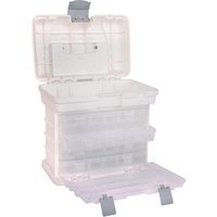 Rayher Tragebox Aufbewahrungsbox transparent/weiß 26,0 x 17,5 x 27,5 cm von Rayher