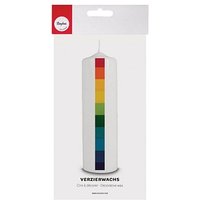 Rayher Wachsfolien mehrfarbig Regenbogen-Set von Rayher