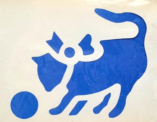 Rayher Wandschablone Malschablone Bordüre Katze mit Ball von Rayher