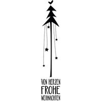 Rayher von Herzen frohe Weihnachten Motivstempel Weihnachtsbaum 3,0 x 12,0 cm Rayher von Herzen frohe Weihnachten Motivstempel Weihnachtsbaum 3,0 x 12,0 cm von Rayher