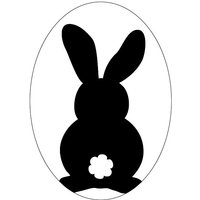 Reliefeinlage "Hase", oval Reliefeinlage "Hase", oval von Rayher