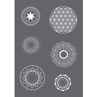 Schablone "Mandala-Motive", A5 von Rayher