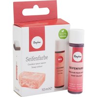 Seifenfarbe, 10ml - Feuerrot von Rot