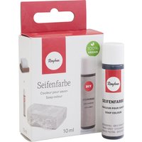 Seifenfarbe, 10ml - Steingrau von Grau