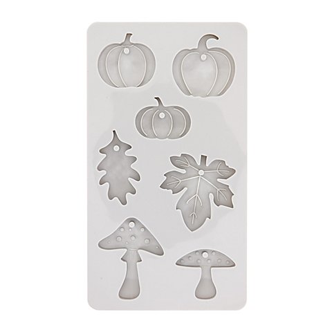 Silikon Gießform "Herbst", Kürbis, Pilz, Blatt von Rayher