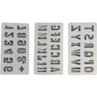 Silikon Gießform-Set "ABC & 0-9" von Rayher