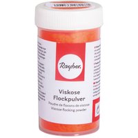 Viskose Flockpulver mit Streueinsatz, 8 g - Orange von Orange