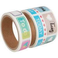 Washi Tape Set "Life Planner" von Multi