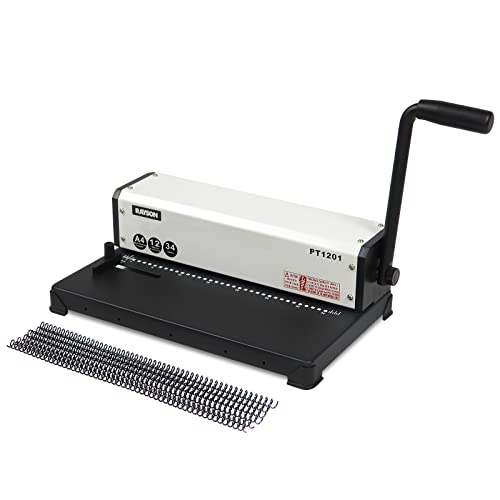 RAYSON Bindemaschine, 34 Löcher, A4, 12 Blatt Stanzen, Robuste Metallkonstruktion, PT-1201 RAYSON Bindemaschine, 34 Löcher, A4, 12 Blatt Stanzen, Robuste Metallkonstruktion, PT-1201 von Rayson