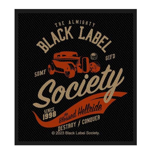 Black Label Society Woven Patch The Blessed Hellride Nue offiziell Schwarz One Size von Razamataz