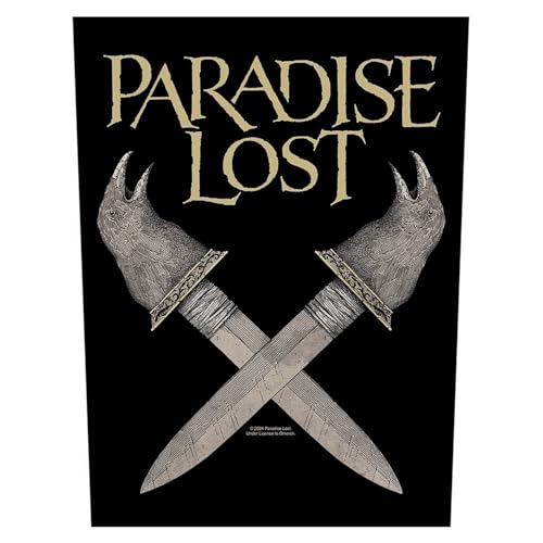 Paradise Lost Obsidian Dagger Back Patch von Razamataz