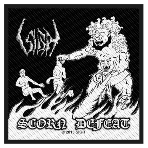 SIGH PATCH AUFNÄHER # 2 SCORN DEFEAT 10x10cm FLICKEN ABZEICHEN SIGH PATCH AUFNÄHER # 2 SCORN DEFEAT 10x10cm FLICKEN ABZEICHEN von Razamataz