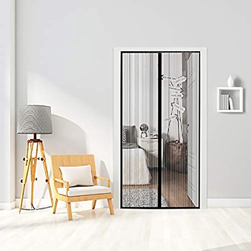 Razeze Fliegengitter Magnet Tür 90x265cm Magnetvorhang Magnetverschluss Klebemontage Ohne Bohren MüCkengitter Verschiedene Größen EingangstüRen Schwarz Razeze Fliegengitter Magnet Tür 90x265cm Magnetvorhang Magnetverschluss Klebemontage Ohne Bohren MüCkengitter Verschiedene Größen EingangstüRen Schwarz von Razeze