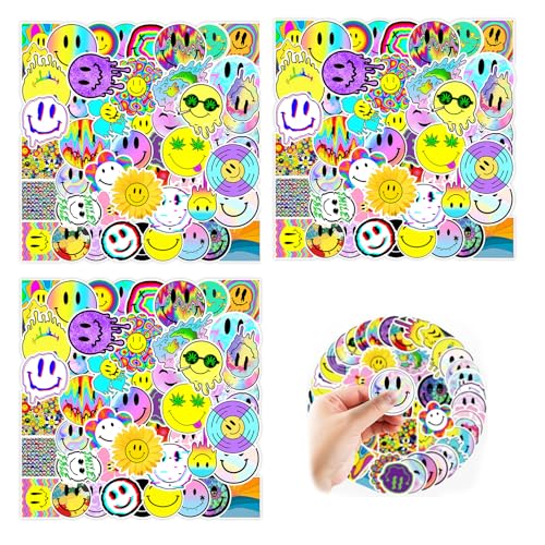 150 Stück Smiley Aufkleber,Wiederverwendbare Smiley Sticker,Geeignet für Koffer,Wasserflaschen,Notizbücher,Helme,Mountainbikes,Fahrräder,Skateboards 150 Stück Smiley Aufkleber,Wiederverwendbare Smiley Sticker,Geeignet für Koffer,Wasserflaschen,Notizbücher,Helme,Mountainbikes,Fahrräder,Skateboards von Rbleote