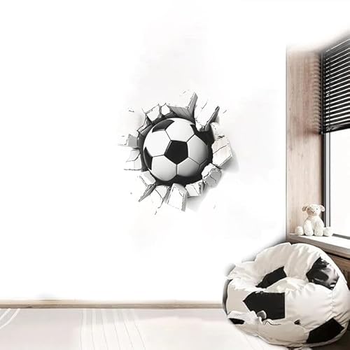 3D Fussball Wandtatto,FußBall Wandtattoo,29 × 29 cm,Kinderzimmerdekoration für Teenager,Schlafzimmerdekoration,Geschenke 3D Fussball Wandtatto,FußBall Wandtattoo,29 × 29 cm,Kinderzimmerdekoration für Teenager,Schlafzimmerdekoration,Geschenke von Rbleote