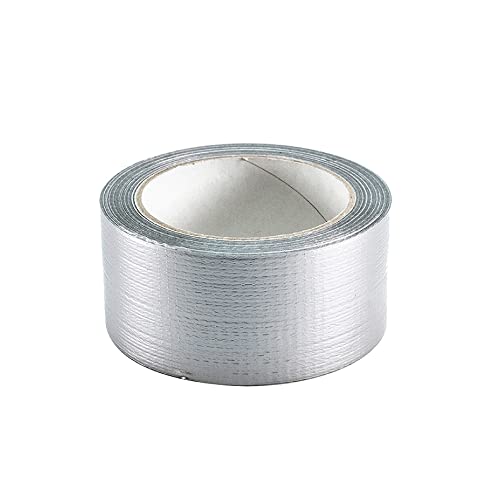 Amerikanisches Klebeband, extra stark, Grau, silberfarben, 5 cm x 25 m, wasserdicht, professionelle Qualität, Amerikanisches Klebeband, hohe Gewichtsbeständigkeit, für alle Arten von Reparaturen von Rc Ocio