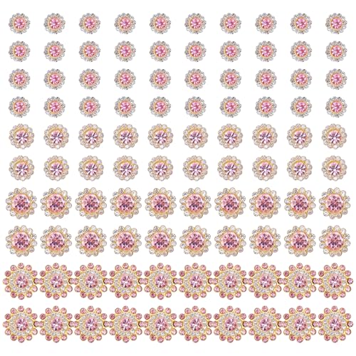 Rdxanc 100 bunte Strasssteine zum Aufnähen in Blumenform, Kristalle zum Basteln und Verzieren von Kleidung Rdxanc 100 bunte Strasssteine zum Aufnähen in Blumenform, Kristalle zum Basteln und Verzieren von Kleidung von Rdxanc