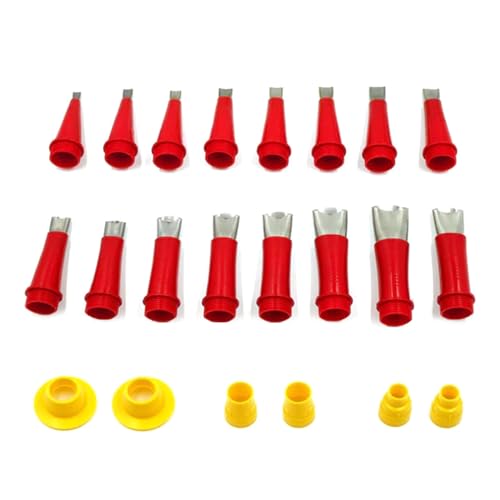 Rdxanc 22 Stück integrierte Gummidüse Edelstahl Dichtungsdüse Beschichtung Abdichtungsdüse Applikator mit Anschlusssockel Rdxanc 22 Stück integrierte Gummidüse Edelstahl Dichtungsdüse Beschichtung Abdichtungsdüse Applikator mit Anschlusssockel von Rdxanc