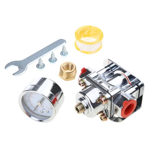 Rdxanc 3/8 Zoll Öldruckregler mit Ölanzeige 1-4PSI 12-804 4,5-9PSI 12-803 für Vergaser von Rdxanc