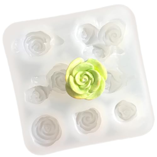 Rdxanc 3D-Rosen-Silikon-Kerzenformen für Epoxidharz, Kerzen, Seife, Fondant, Schokolade, Süßigkeiten, Backen, Zement, Ton, Silikonformen Rdxanc 3D-Rosen-Silikon-Kerzenformen für Epoxidharz, Kerzen, Seife, Fondant, Schokolade, Süßigkeiten, Backen, Zement, Ton, Silikonformen von Rdxanc