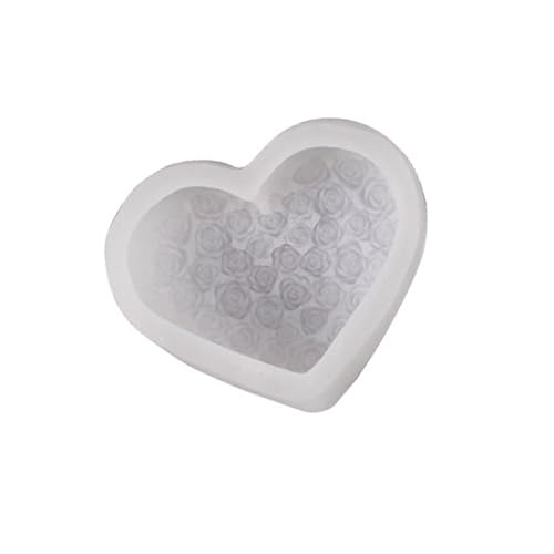 Rdxanc 3D-Silikonformen in Herz-Rosenform für Epoxidharz, Kerzen, Seife, Heimdekoration, Gips-Silikonformen Rdxanc 3D-Silikonformen in Herz-Rosenform für Epoxidharz, Kerzen, Seife, Heimdekoration, Gips-Silikonformen von Rdxanc