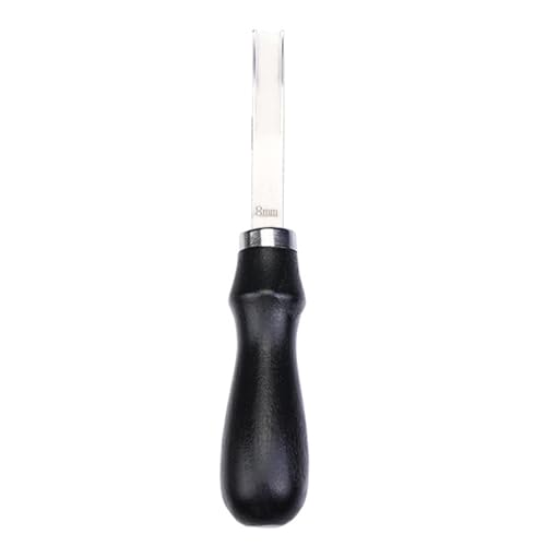 Rdxanc 4/6/8/10 mm breite Lederschaufel, Lederkanten, Schälwerkzeug, Lederkanten, Trimmer für Lederhandwerk von Rdxanc