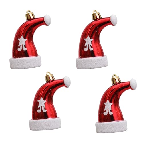Rdxanc 4 x Weihnachtsbaumschmuck, exquisites Zubehör, festliche hängende Dekorationen für Urlaubsdekoration Rdxanc 4 x Weihnachtsbaumschmuck, exquisites Zubehör, festliche hängende Dekorationen für Urlaubsdekoration von Rdxanc