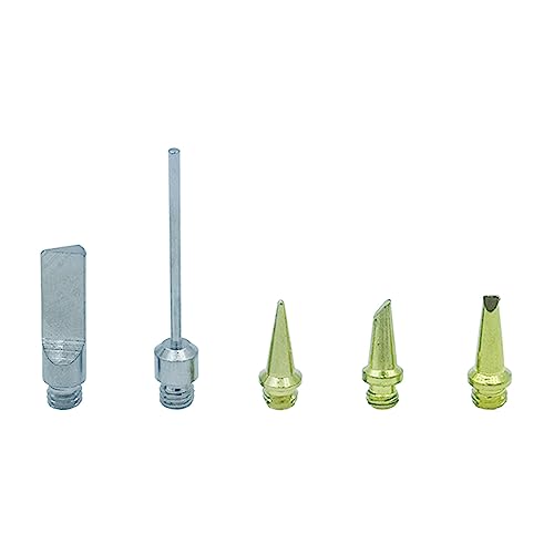 Rdxanc 5 Stück Lötkolbenspitzen Set für HS-1115K Schweißwerkzeug Schweißspitzen Düsen Metall Rdxanc 5 Stück Lötkolbenspitzen Set für HS-1115K Schweißwerkzeug Schweißspitzen Düsen Metall von Rdxanc