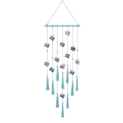Rdxanc Foto-Wandbehang, Wandteppich, Heimdekoration, handgefertigt, gewebte Wandbehänge mit Clip, Bilder-Organizer Rdxanc Foto-Wandbehang, Wandteppich, Heimdekoration, handgefertigt, gewebte Wandbehänge mit Clip, Bilder-Organizer von Rdxanc