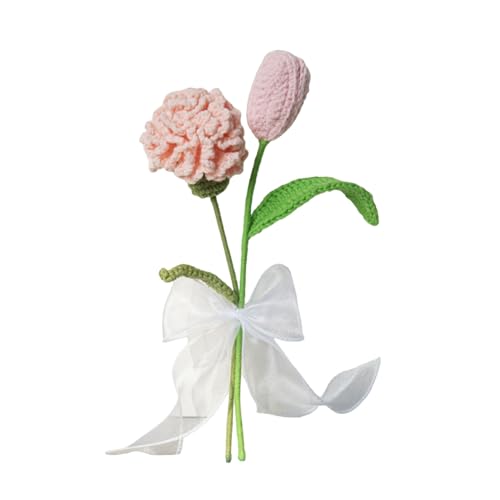 Rdxanc Häkelblumen für Tischdekoration, künstliche Blume, handgefertigter Strickblumenstrauß für Hochzeitsfeier Rdxanc Häkelblumen für Tischdekoration, künstliche Blume, handgefertigter Strickblumenstrauß für Hochzeitsfeier von Rdxanc