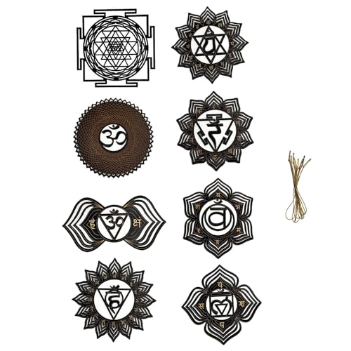 Rdxanc Holz-Wandbehang, Meditation und Yoga, spirituelle Heilige Geometrien, Chakren, Brettdekorationen Rdxanc Holz-Wandbehang, Meditation und Yoga, spirituelle Heilige Geometrien, Chakren, Brettdekorationen von Rdxanc