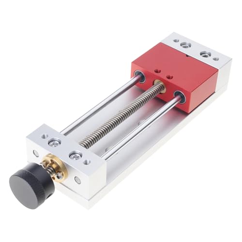 Rdxanc Kleine Bohrmaschinen-Presse, Klemme, Aluminium, flache Klemme, Öffnung, parallele Tischbänke, Schraubstock, Befestigungswerkzeug, langlebig von Rdxanc