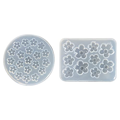 Rdxanc Silikonform für Ohrringe, Schmuck, kleine Blumen, Kristall, Epoxidharz, zum Basteln Rdxanc Silikonform für Ohrringe, Schmuck, kleine Blumen, Kristall, Epoxidharz, zum Basteln von Rdxanc
