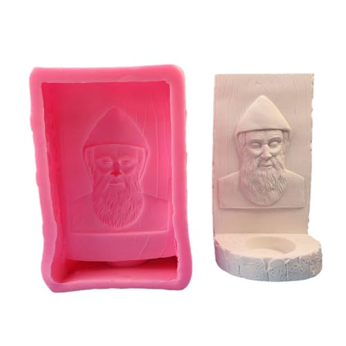 Rdxanc Silikonform mit Jesus-Kerzenhalter zur Wandmontage, Kerzenhalter, Gießformen, religiöse Form für Kerzenherstellung Rdxanc Silikonform mit Jesus-Kerzenhalter zur Wandmontage, Kerzenhalter, Gießformen, religiöse Form für Kerzenherstellung von Rdxanc