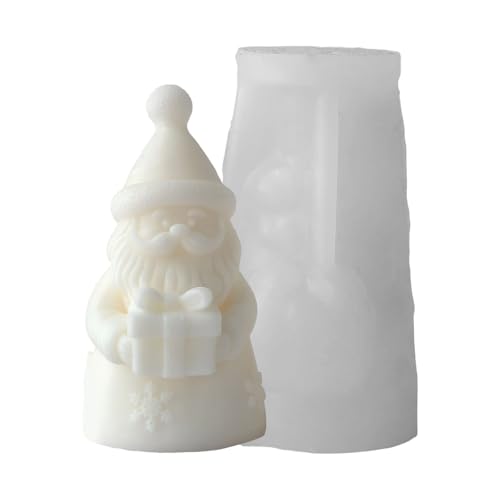 Rdxanc Silikonform mit Weihnachtsmann-Kerze, Mehrzweck-Silikonform für die Herstellung von Kerzen, Seife, Urlaubsdekoration, Epoxidharz Rdxanc Silikonform mit Weihnachtsmann-Kerze, Mehrzweck-Silikonform für die Herstellung von Kerzen, Seife, Urlaubsdekoration, Epoxidharz von Rdxanc