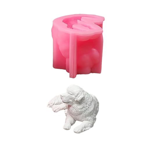 Rdxanc Silikonformen für Kerzen, Seife, Fondant, Schokolade, Kuchen, 3D-Hund, Tierstatue, Epoxidharz, Silikonformen für Kerzen, Seife, Fondant, Schokolade, Kuchen Rdxanc Silikonformen für Kerzen, Seife, Fondant, Schokolade, Kuchen, 3D-Hund, Tierstatue, Epoxidharz, Silikonformen für Kerzen, Seife, Fondant, Schokolade, Kuchen von Rdxanc