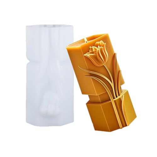 Rdxanc Silikonformen für Kerzenformen mit Blumenzylinder, Epoxidharz, Kerzen, Seife, Gips, Silikonformen für Heimdekoration Rdxanc Silikonformen für Kerzenformen mit Blumenzylinder, Epoxidharz, Kerzen, Seife, Gips, Silikonformen für Heimdekoration von Rdxanc