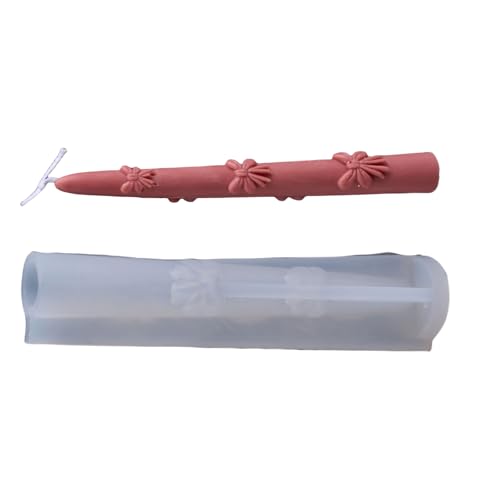 Rdxanc Silikonformen mit langem Stab, Blumenform, handgefertigt, Ornament, Epoxidharz, Gips, Formen für Kerzenherstellung von Rdxanc